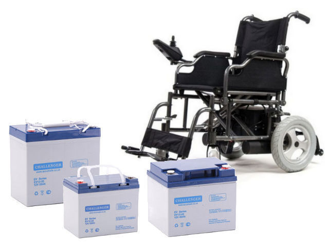 Аккумуляторы для инвалидных колясок с эл. приводом