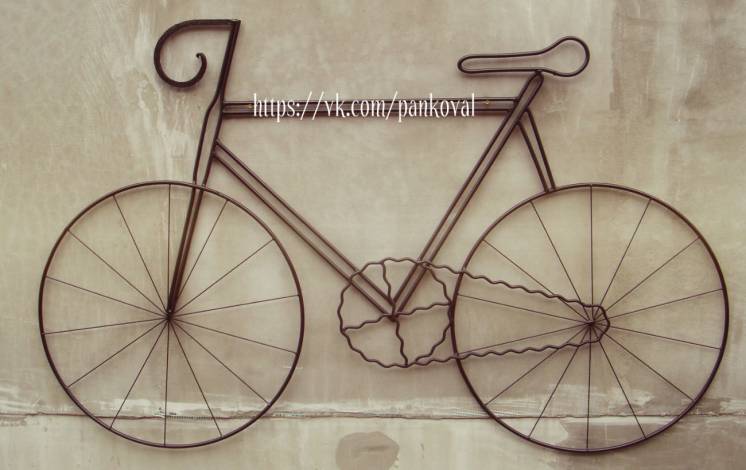 Велосипед-панно
