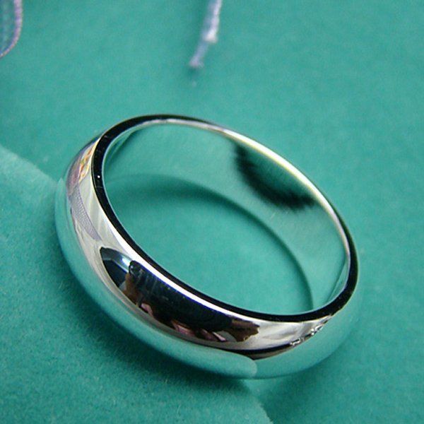 Кольцо обручальное серебро покрытие размер 19