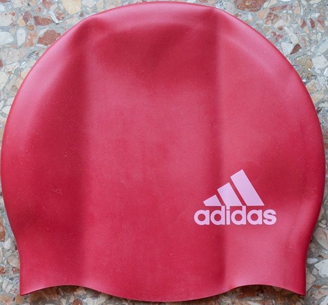 Adidas Silcap Logo Y шапочка для плавания детская силиконовая красная