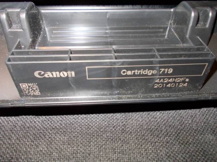 Картридж Canon 719. Оригинальный заправленный.Первая заправка.