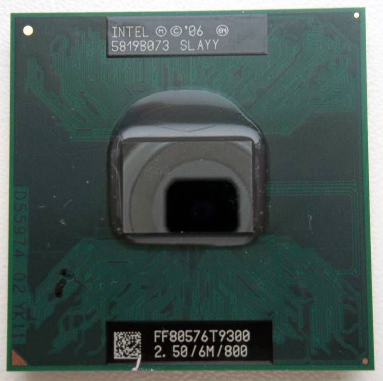 Процессор для ноутбука Intel Core 2 Duo T9300 SLAYY Socket P