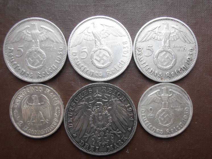 Продам монеты Третьего рейха