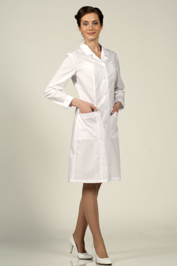 Медицинский, лабораторный, женский халат, пошив под заказ