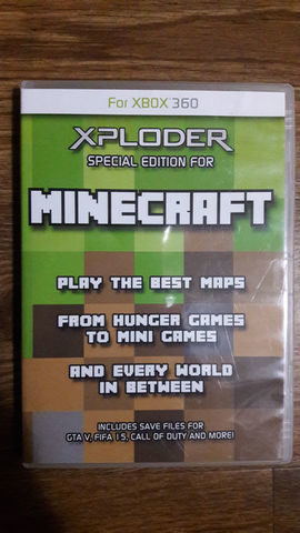 Игровой диск для XBOX 360- XPLODER special edition for MINECRAFT