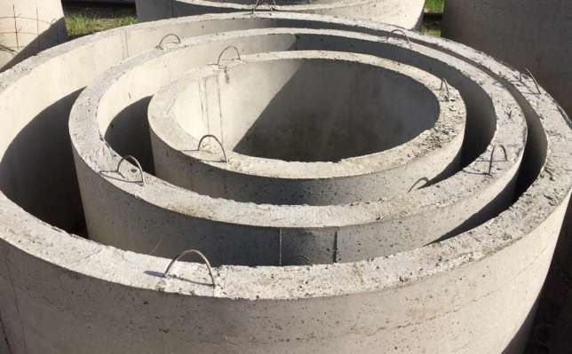 Кольца железобетонные для колодца, скважин и канализации