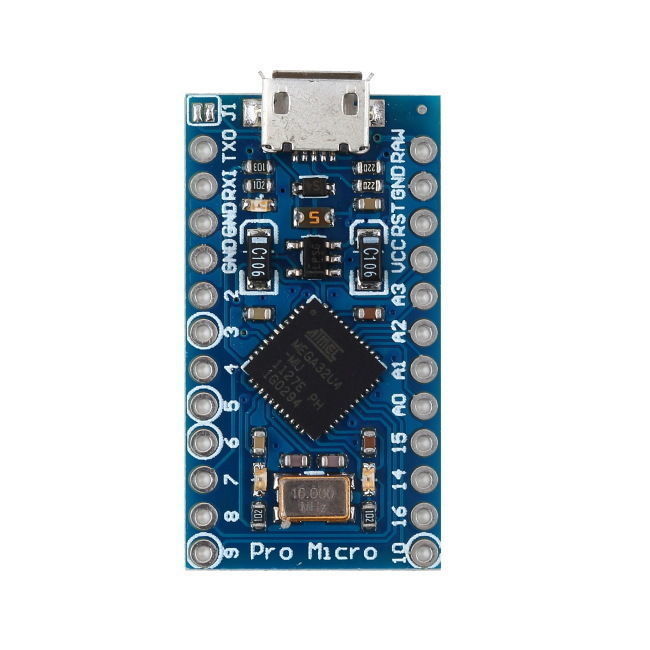 Контроллер Arduino Pro Micro ATmega32u4 5 В 16 мГц ProMicro (Leonardo)