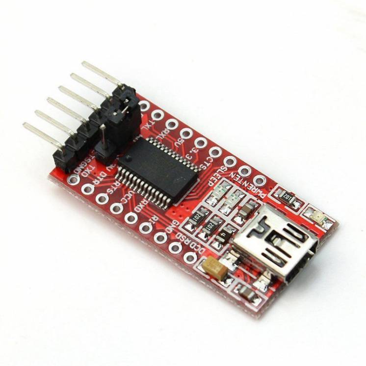 Конвертер USB-TTL 3.3/5V FTDI FT232 Arduino
