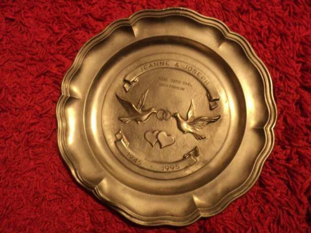 Сувенирная тарелка юбилейная раритетная Германия дизайнерская подарок