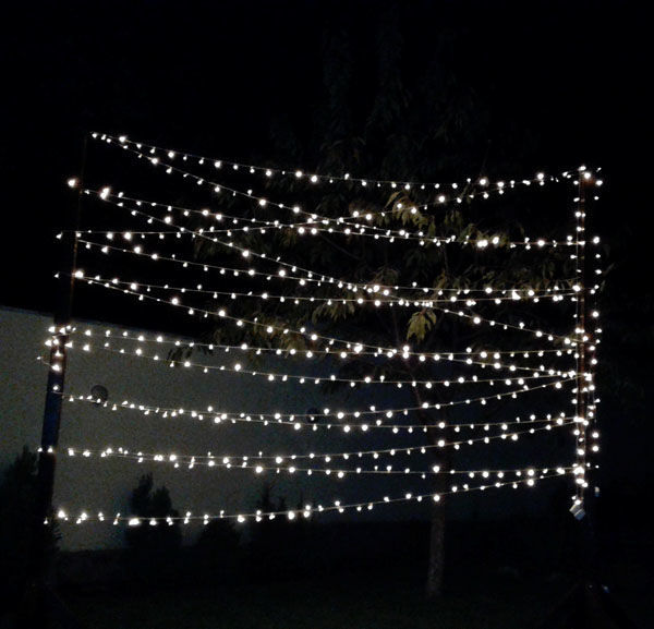 Светодиодные LED гирлянды нити 20 м, аренда