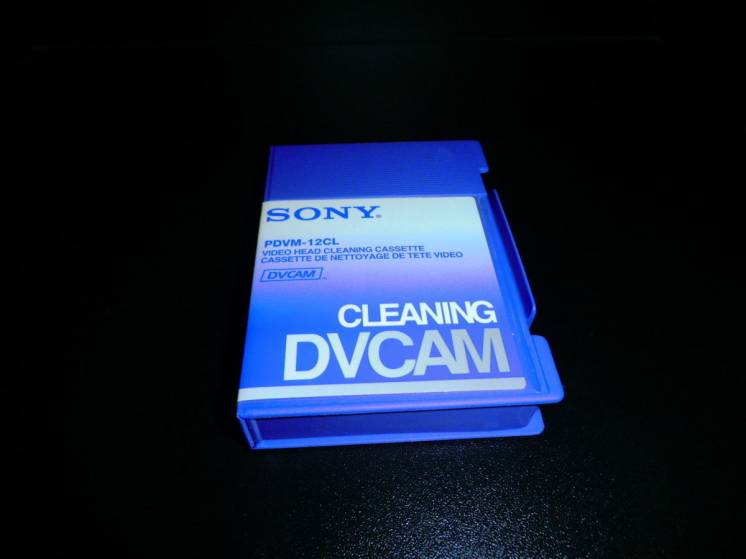 Чистящая кассета Sony PDVM-12CL для видеомагнитофонов, камкордеров