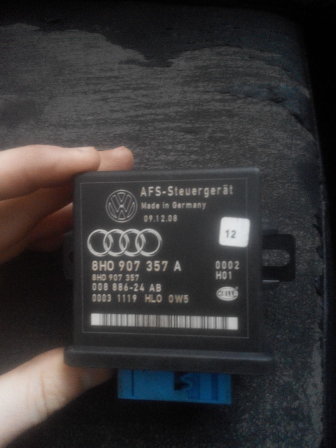 Audi a4 b8 блок управления света ксенон 8h0907357a