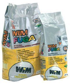Эластичная цементная водостойкая затирка для швов WIM FUGA (Ag+)