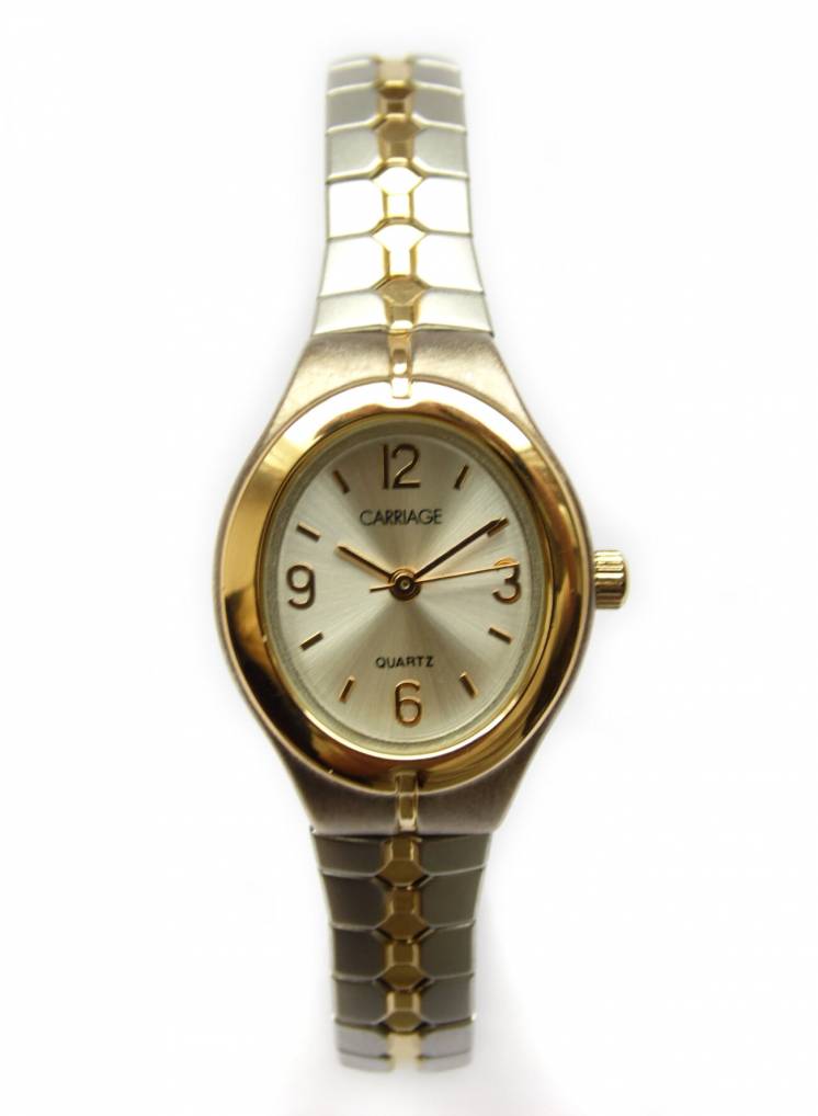 Carriage by Timex часы из США змеиный браслет Twist-O-Flex