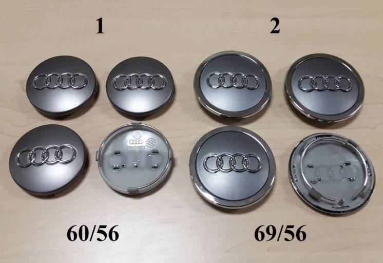 Колпачки (заглушки) легкосплавных дисков Audi Ауди