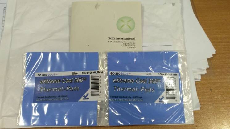 Термопрокладка eXtreme-Cool 360 Thermal-Pads для ноутбуков