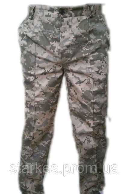 Штаны камуфляжные светлый пиксель ВСУ, для военных