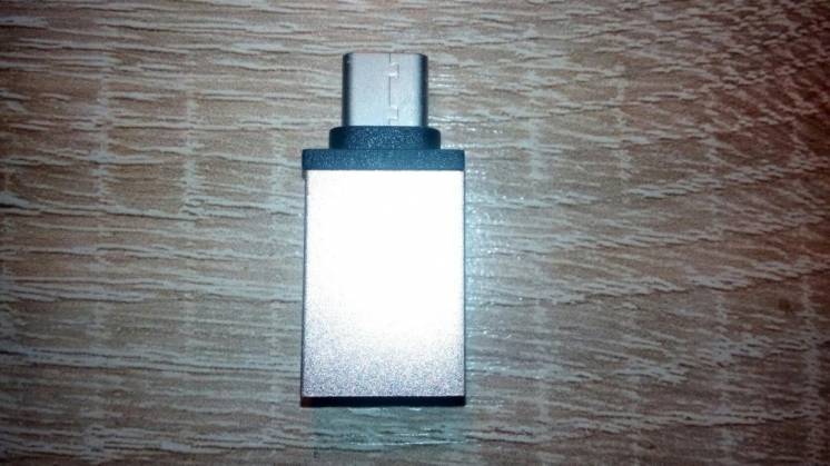 OTG Type-c USB 3.0 адаптер,переходник(корпус алюминий )