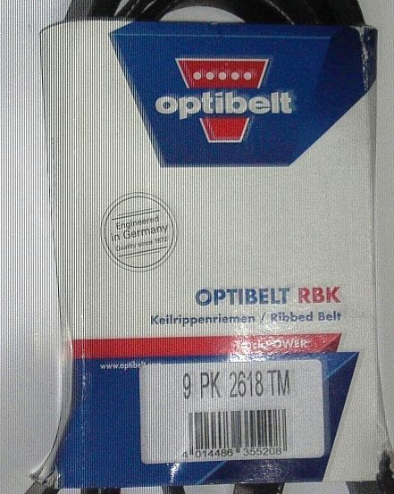 Ремень ручейковый 9PK 2618 Optibelt Германия
