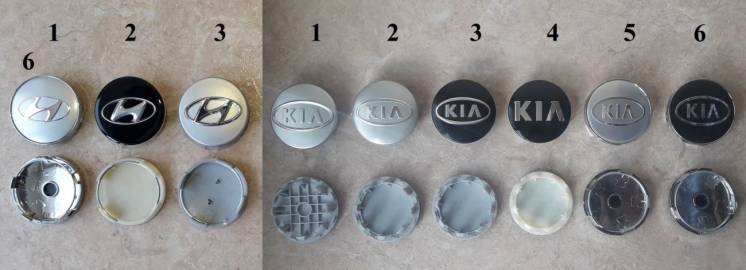 Ступичные колпачки в диски (заглушки в диски) Hyundai и KIA