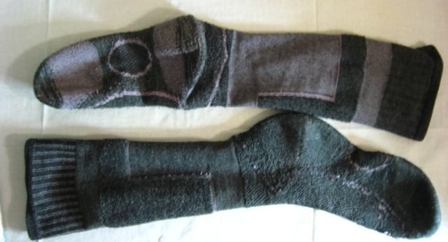 Термо носки серые зимние высокие лыжные м. 42 и ж. 39 40, торг