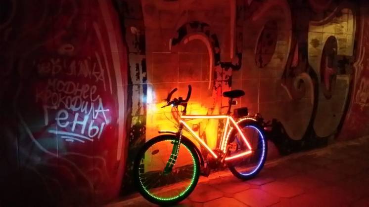 Велосипед светящийся