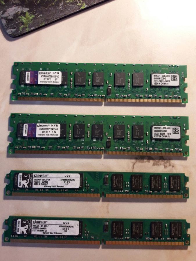Продам оперативную память для ПК,DDR 2,объём 2 ГБ одна планка