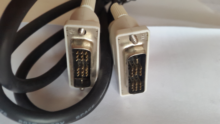 Кабель Dell DVI-D - 50.7A2A0.041 R Male to Male 2м Monitor Cable