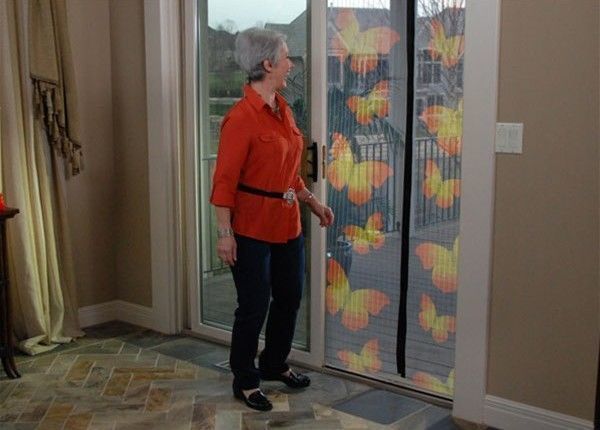 Москитная сетка с бабочками Insta-screen - сетка на дверь