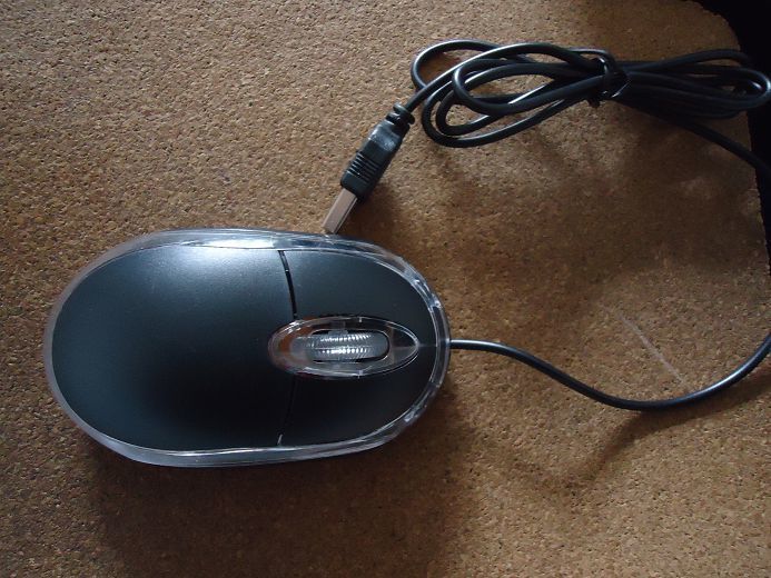 Компьютерная мышь ( черная, маленькая ;) )