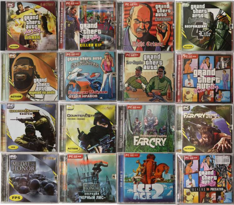 Продам игры PC CD лицензия