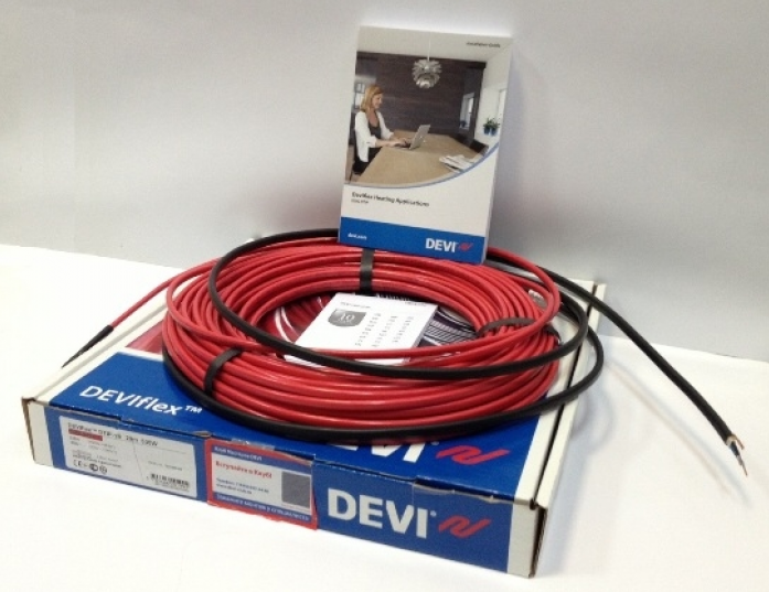 Нагревательный кабель DEVIflex 18Т двухжильный со сплошным экраном