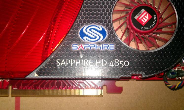 Видеокарта Sapphire RADEON HD 4850 512 Мб GDDR3