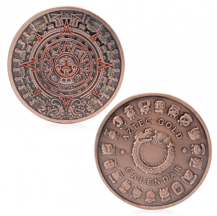 Монета Календарь Ацтеков