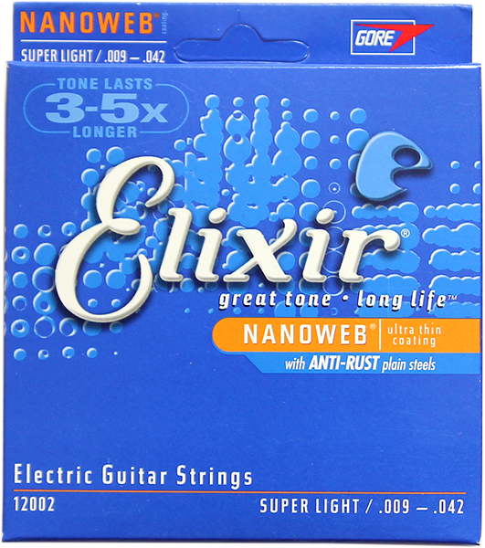 Струны для электрогитары Elixir 12002NanowebSuperLight9-42 Запорожье
