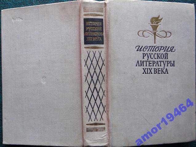 История, русской литературы Xix века.  1978 г.608 стр.