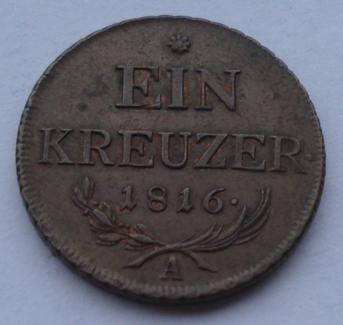 Крейцер - 1816 г Австрия