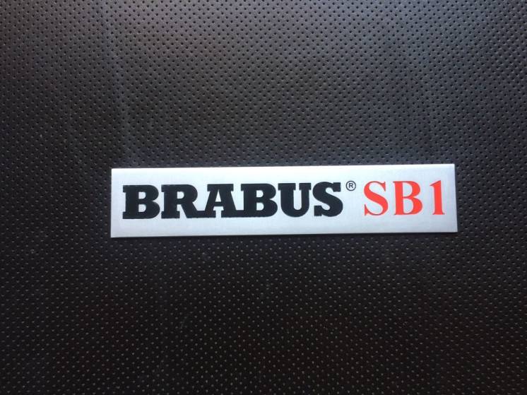 Табличка Smart Brabus SB1