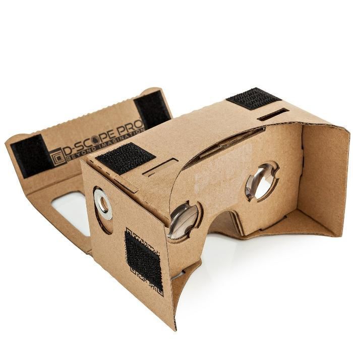 Картонные очки 3D виртуальной реальности