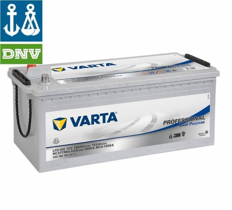Аккумулятор Varta Professional Dual Purpose 12В 180Ач
