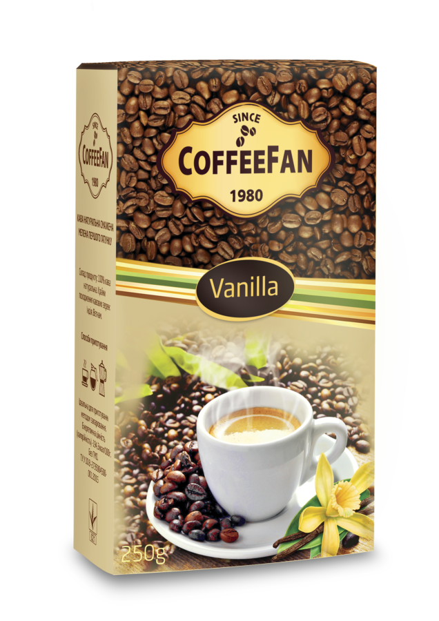 Кава CoffeeFan Vanilia 250г мелена
