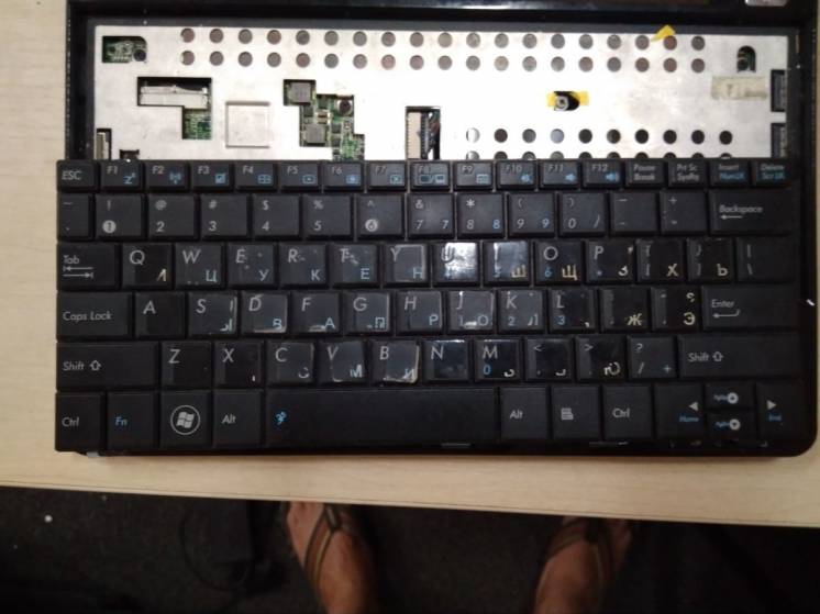 Клавиатура (б\у) для нетбука Asus eePC 1005HAB.
