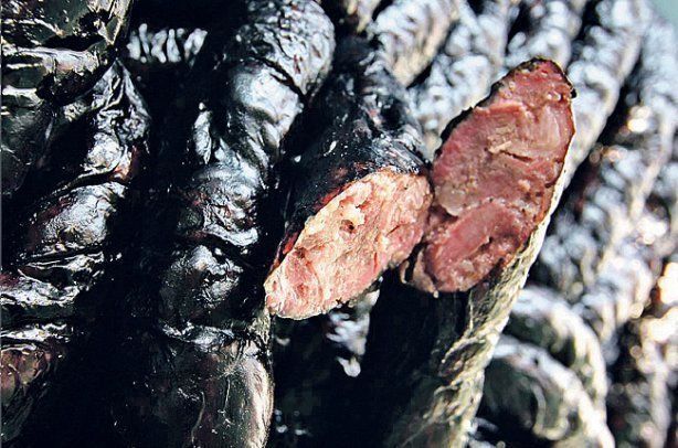 Домашняя колбаса (ковбаса) Черная 100% натуральная Старинный рецепт!