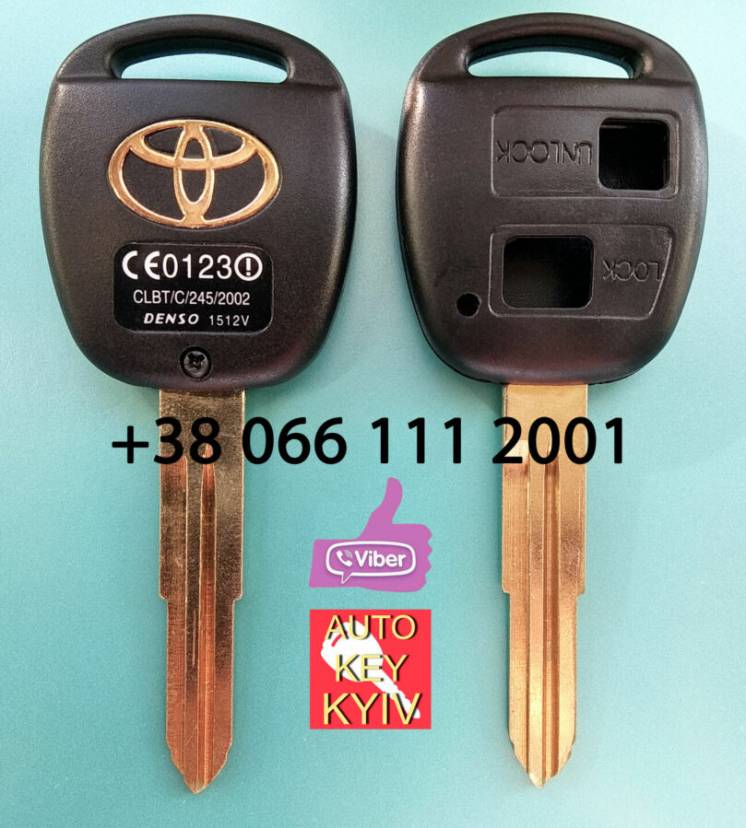 Ключ тойота, Корпус ключа для тойота (toyota) две кнопки TOY41