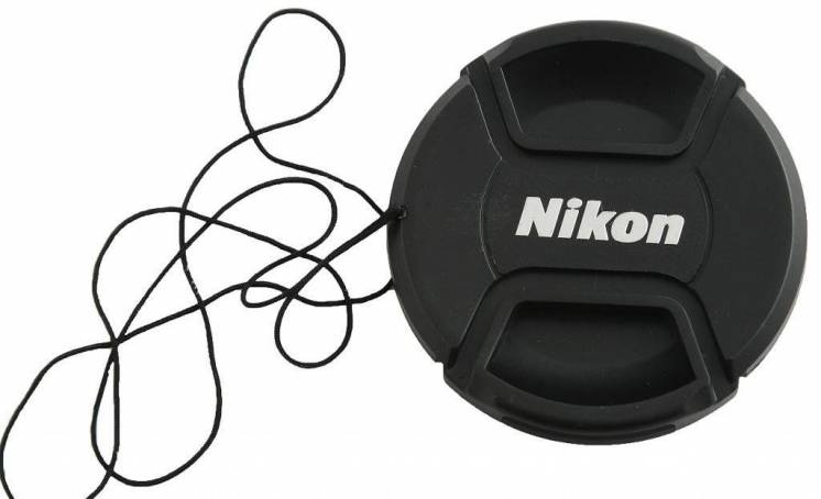 Передняя крышка для объектива NIKON 52 mm. со шнурком в комплекте