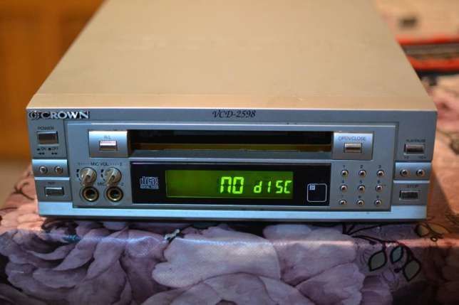 Video CD Playr Crown VCD-2598