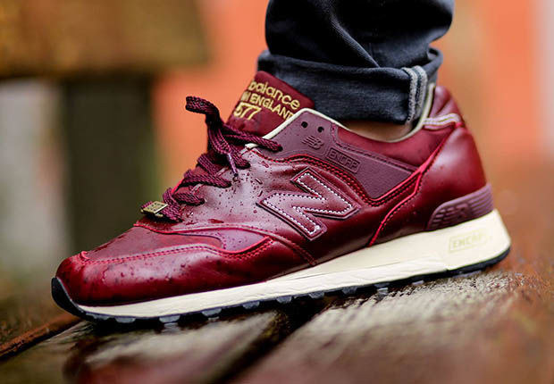NEW BALANCE M577TLR test match leather burgundy 577 MADE IN UK