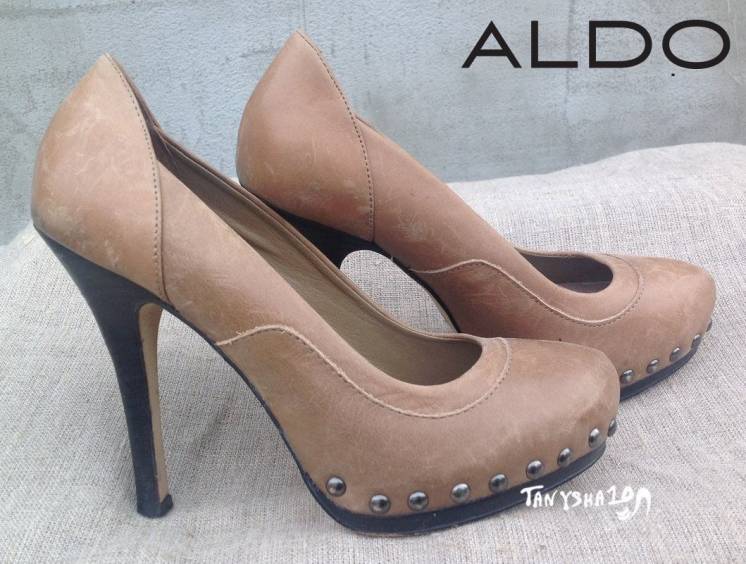 Кожаные туфельки Aldo 36р