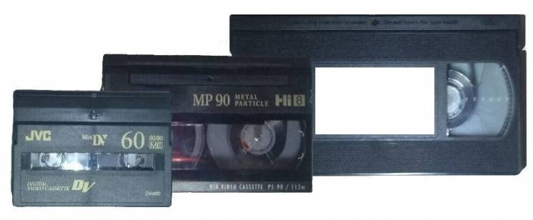 Оцифровка видео Vhs,video 8,minidvi и аудио кассет,кинопленки 8