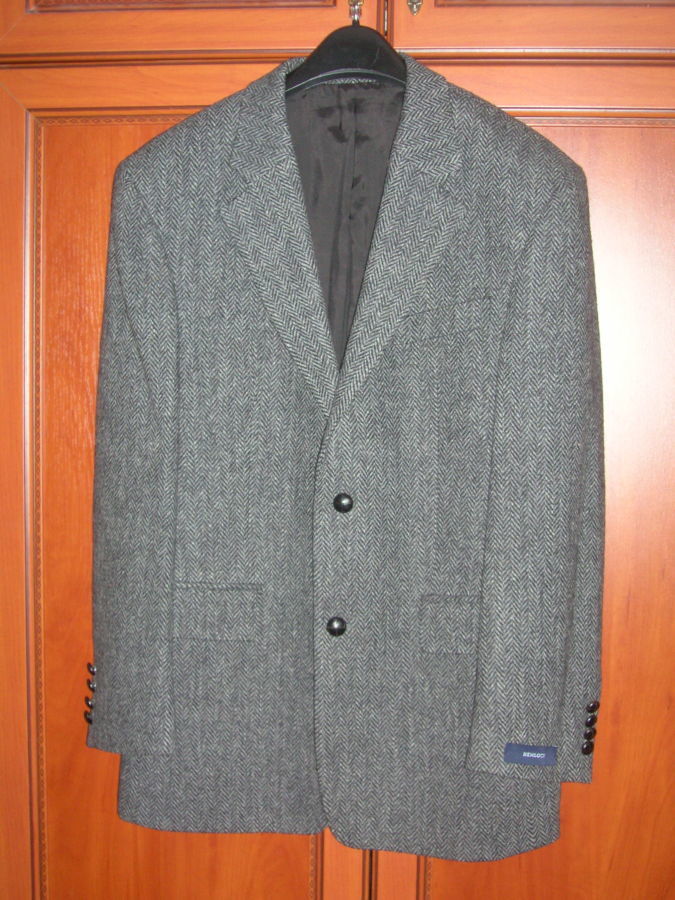 Элитный мужской твидовый пиджак Harris Tweed. Шотландия. Новый